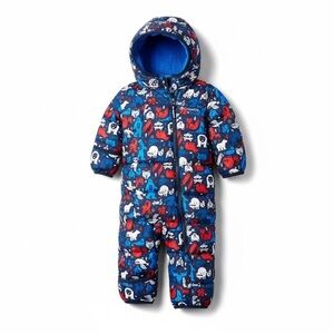 NEW Columbia Blue Frosty Flake Infant Bunting